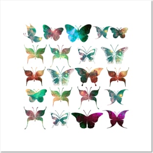 Butterfly pattern Posters and Art